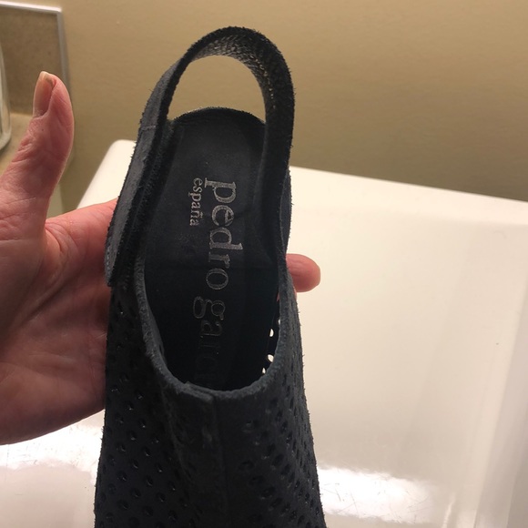 Pedro Garcia perforated suede sling back bootie - Picture 3 of 3